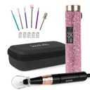 Lavinda Portable Nail Drill Electric File, 35000RPM Professional Rechargeable E-File Machine with Bits, Cordless Nail Drill Machine with Coreless Motor for Acrylic Nails, for Manicure Salon Home,Pink