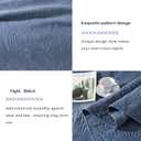 Cotton California King Size Comforter SetRetro Blue BeddingPaisley BedspreadsSoft Cotton Quilt Solid Color (118*106) with 2 Pillow ShamsLightweight Bedspread All Seasons 3 Piece