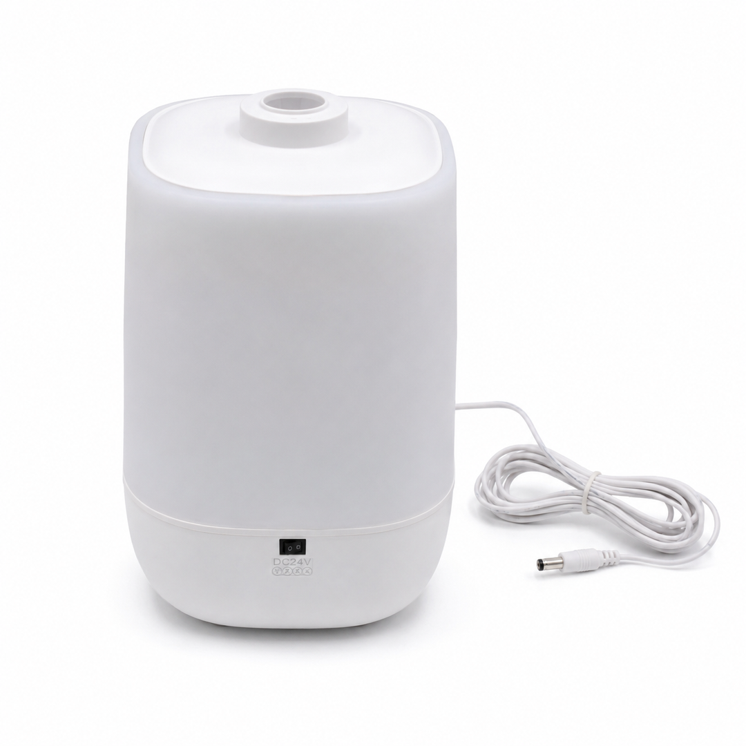 Fontaines Luxury TopFill Cool Mist Humidifier  360° UltraFine Spray, WhisperQuiet Operation, DishwasherSafe Tank, Nightlight & Auto ShutOff, Easy to Clean for Home, Bedroom, Baby Nursery