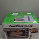 Hamilton Beach 4 Slice Countertop Air Fryer Toaster Oven Combo, Fits 9” Pizza, 4 Slice Capacity,