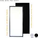 DJ Facade DJ Booth White&Black w/Carry Bag Portable DJ Event Facade Foldable Cover Screen Front Board Video Light Projector Display Scrim Panel, Medium