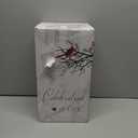 Memorial Lantern, Sympathy Gifts for Loss of Mom/Dad/Loved One, Bereavement Gifts, in Memory of Loved One Lantern,Celebration of Life, Memorial Gifts, Funeral Lantern,Because we Love is in Heaven