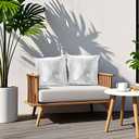 Eternal Beauty Set of 2 Sequin Pillow Cover Decorative Silver Pillow Covers for Couch Throw Pillows 20 X 20 Inches