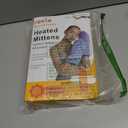 REVIX Microwavable Heating Mittens for Hand and Fingers, Heated Hands Mitts Warmers 1 Pair, Unscented Hand Muff (Orchid)