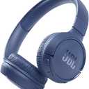 JBL Tune 510BT - Bluetooth headphones with up to 40 hours battery, microphone for call, foldable and comfortable, Android and iOs compatible (Black)