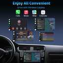 Wireless CarPlay Adapter for iPhone 2026 Upgrade - Plug & Play Convert Wired to Wireless Compatible with Cars 2016+, iOS 10+ (USB A/USB-C)