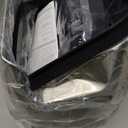 Ninestars DZT-12-5 Bedroom or Bathroom Automatic Touchless Infrared Motion Sensor Trash Can, 3 Gal 12L, Stainless Steel Base (Rectangular, Black Lid)