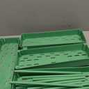 SPACEKEEPER Slim Rolling Storage Cart 4 Tier Bathroom Organizer Utility Cart Mobile Shelving Unit Tower Rack for Kitchen, Laundry Room, Bathroom, Narrow Places, Green