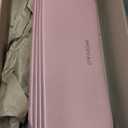 7-Fold Yoga Mat 70"x24" - 1/2 Inch Thick Folding Exercise Mat, Compact Non-Slip TPE Mat for Travel, Storage, Yoga & Home Gym, Lightweight & Portable (Pink + Navy)