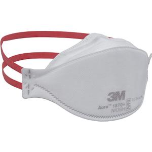 3M 1870 mask Pack of 20 Individually Wrapped 3 Panel Flat Fold Design Allows for Facial Movements Comfortable
