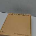 LARS NYSM Electric Salt and Pepper Grinder Set, USB Rechargeable, Automatic Salt and Pepper Mills, Spice Shakers Refillable with LED Light, Adjustable Coarseness, Ceramic Grinder (Pure White)