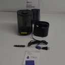 Humidifiers for Bedroom, 2.0L Cool Mist Humidifier for Home Plant and Baby Nursery, Quiet Ultrasonic Humidifier with 360 Nozzle, Auto Shut-Off, Filterless, Black