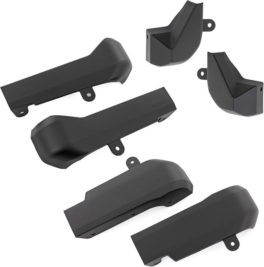 Rough Country Mud Flap Delete for GMC Sierra 2500HD/3500HD (2020-2026) 2WD/4WD - Front & Rear Mud Flap Removal Kit, Sleek Look & Added Tire Clearance