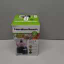 Hamilton Beach Electric Vegetable Chopper & Mini Food Processor, 3-Cup, 350 Watts, for Dicing, Mincing, and Puree, Black (72850)