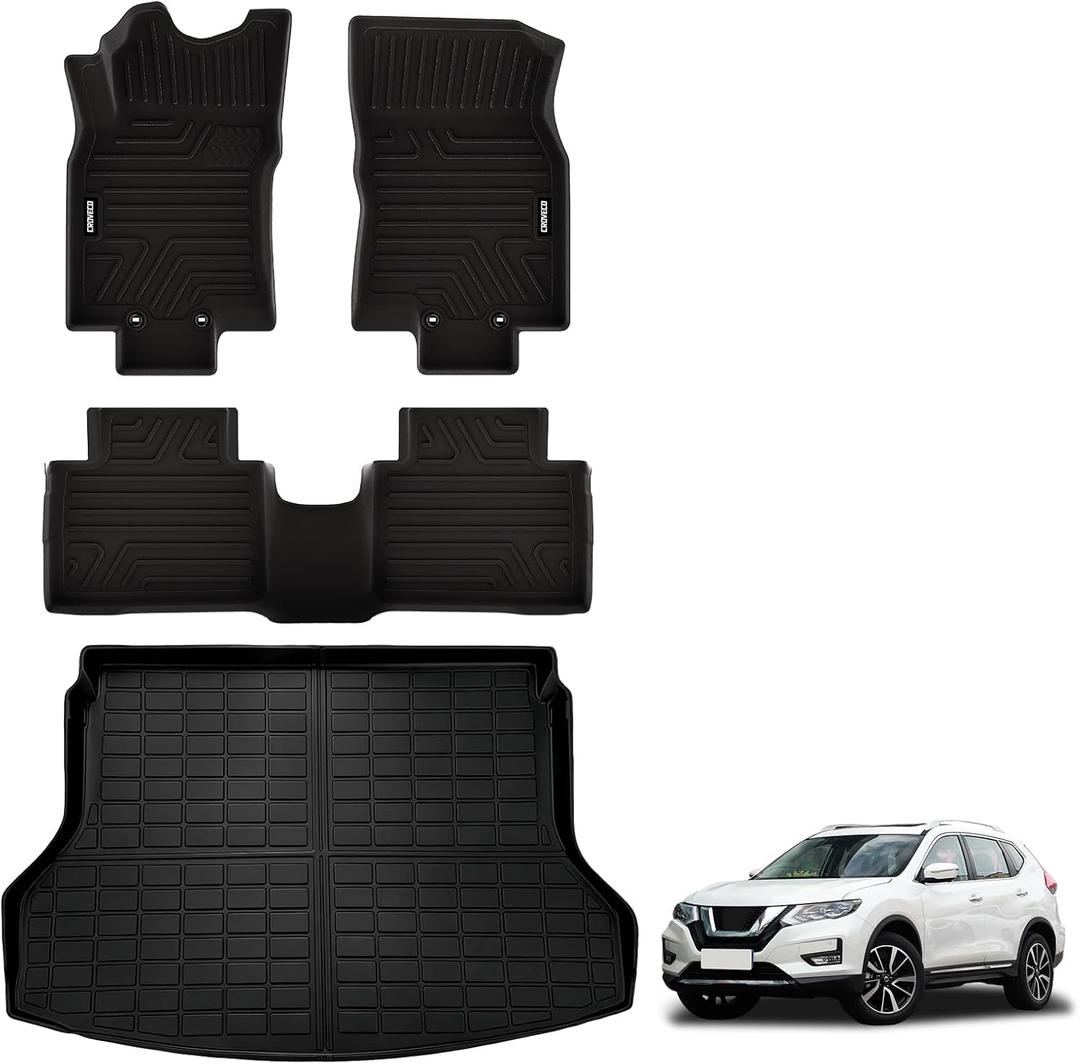 Floor Mats & Cargo Liner for 2014-2020 Nissan Rogue(NOT fit Sport)