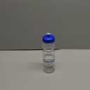Dart Drinking Water Bottle, Clear, Blue Top