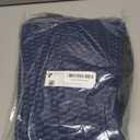TYUU Bathroom Rugs Non Slip Washable, Super Absorbent Thin Bath Mat Quick Dry Low Pile Bathroom Rug, Navy Blue 24"x36"