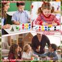 Soulchen 2025 Christmas Craft Advent Calendar for Kids Painting Kit Glow in The Dark Christmas Countdown Rock Crafts Kits with 24 Surprises DIY Painting Supplies Holiday Xmas Party Favor Gifts