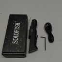 Solofish Aluminum 1450 Lumens Weapon Light Compatible with Picatinny Rail, Tactical Flashlight with Strobe for Rifle, Anti-Slip Cover Design, Rechargeable