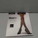 MEME&WEWE 2 Pairs Tights for Women, Sheer Stockings for Women Pantyhose,20D High Waist No Rip Control Top Tight Pantyhose (Small, Black)