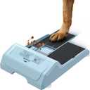 Dog Nail File Toy with 2 Dog Treat Puzzle, Interactive Dog Enrichment Toys for IQ Training, Dog Scratch Pad for Nails, Slow Feeder and 2 Level in 1 Dog Puzzle,Sandpaper Replaceable