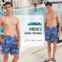 Srnede Mens Swim Trunks Swimsuit Trunks Swim Shorts Swimwear | quick dry,pockets,Water-resistant,soft,meshing,swim, exercise, travel, party, outdoor sports, casual (XXL)