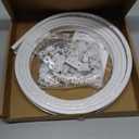 Flexible Ceiling Curtain Track, 9.84FT (3m) Curtain Track Ceiling Mount with Smooth Rollers, Sliding Curtain Track System for Window, RV, Door, White