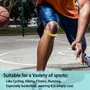 3 x Patellar Tendon Support Strap, Knee Brace for Men Women - Patella Bands Pain Relief for Basketball, Pickleball Running Hiking (2 Pack) (Beige)