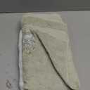 3 Pcs Eucalyptus Hand Towels Farmhouse Embroidered Botanical Bathroom Decor 13.3x29.5 Inch Farmhouse 100% Cotton Decorative Green Leaves Hand Towels for Bathroom Kitchen (Nature Color)