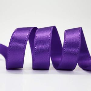 Purple Ribbon, 7/8 inch x 50 Yards Double Faced Ribbon with Taffeta Edge, Delicate for Crafts, Gift Wrapping, Flower Bouquet, Wedding, Bow, Hair, DIY, Welcome Holiday, Party Decorations