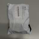 uxcell 1'' Dia Stainless Steel Pole Sockets Flange Rod Holder Bracket Support for Bathroom Closet Curtain, Set of 8, Black