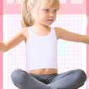 Geyoga 6 Pieces Girls Dance Tank Top Racerback Crop Top Sleeveless Dance Outfit for Ballet Hip Hop Athletic Wear