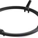 Wok Ring, 6.3 Inch Cast Iron Wok Support Ring Replacement Parts for Gas Stove GE, Samsung, Kitchenaid, Kenmore, Jenn-Air, Bosch, Fulgor Milano, Zline Round Stove Top Pan Support Rack Gas Range Parts