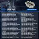Autoround Brake Caliper fit for 1999-2013 Chevy, GMC, Cadillac, Hummer - Tahoe/Yukon/Escalade/Silverado 1500 / Sierra 1500 / Express 1500, Left and Right Side, Replacement # 18B4728 18B4729