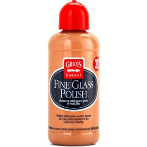 Griot's Garage Fine Glass Polish, Car Window, Windshield Polishing Cleaner for Automotive and Home, Removes Stains and Water Spots, 11017, 16 oz