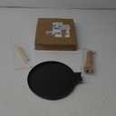 8 inch Crepe Pan, Nonstick Pan for Crepes Omelette Tortillas Crispy Pancake, Dosa Tawa Tortilla Pan, Griddle Pancake Pan for Roti Indian - Black