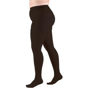 Truform 20-30 mmHg Compression Pantyhose, Plus Size Women's Support Tights Hosiery, Black, Tall,1 Pair