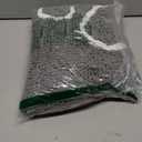 OLANLY Dog Door Mat for Muddy Paws 36x24, Paw Print Design, Absorbs Moisture and Dirt, Absorbent Non-Slip Washable Doormat, Quick Dry Chenille Mud Mat, Entry Indoor Entryway Carpet, Grey and White