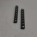 High Brightness Solar Fence Lights Solar Sign Lights Outdoor 2 Pack, Automatic Charging and On/Off Light Switch, 8 LED Beads for Gardens, Porches, Patios, Decks, Fencescapes - Warm White