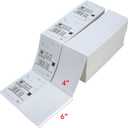 L LIKED 4000 4x6 Thermal Shipping Labels Fanfold, Direct Thermal Printer Labels Compatible with Zebra Rollo - Perforated Strong Adhesive