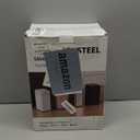 ELPHECO Bathroom Trash Can with Lid 2.6 Gallon Smart Trash Can Slim Motion Sensor Garbage Can Automatic Stainless Steel Wastebasket Bathroom Decor for Bedroom Office Toilet Black