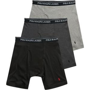 Polo Ralph Lauren Men's Classic Fit 100% Cotton Trunks - 3 Pack RCTRP3 XL Andover/ Madison/ Blk