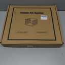 UMAIL File Box,Hanging File Organizer,Portable Storage Bins with Lids,Letter-size File Holder File Cabinet for Office/Home/Decor No Folders(1pack