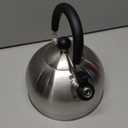 Mr. Coffee Carterton Stainless Steel Whistling Tea Kettle  1.5-Quart Capacity, Mirror Polish Finish, Durable Tea Kettle for Stovetop, Fast Boiling, Easy Pouring