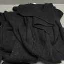 MASCOMODA Long Chunky Cardigan Sweaters for Women Open Front Oversized Casual Knit Fall Coatigan Jackets Winter Coats 2025 (Medium, Black)