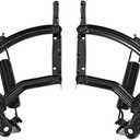 Hood Hinges Left and Right Side Compatible with Chevrolet Impala/Corvette/II Nova/Biscayne 1963-1964 Fit for Pontiac GTO/Lemans/Tempest 1964-1967 Replace 3825827 3825828 Steel