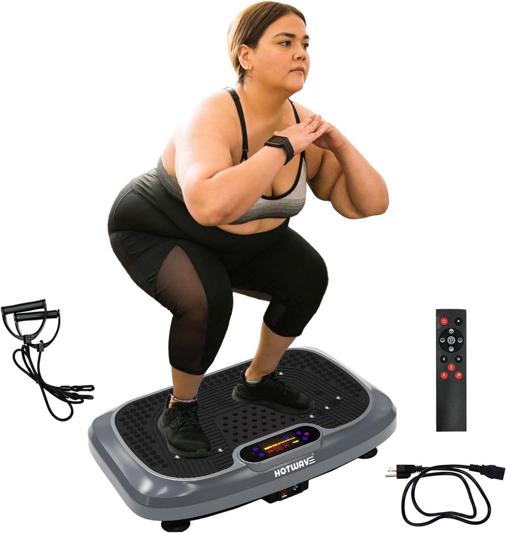 Vibration Plate Exercise Machine，Home Gym Shaping Fitness Workout
