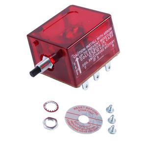 ZTUOAUMA Push Button Magnetic Switch 25700071 117 Compatible with Murphy Switchgage Panels for Bandit Chipper Marine Diesel Generator Engines Shutdown Devices and Distributor Ignition