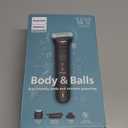 Philips Norelco Body Groomer 9000 Series, Body Hair Trimmer for Men & Intimate Shaver System with UV Cube Cleaner & Adjustable Back Attachment, 100% Showerproof, BG9480/50