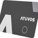 ATUVOS Wallet Tracker Finder Card, Ultra-Thin 1.6mm & 3-Year Battery, Smart Bluetooth Tracker Works with Apple Find My (iOS Only), Item Locator for Luggage Tags, Passports, IP67 Waterproof, 1 Pack